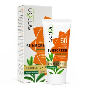 کرم ضد آفتاب SPF50 رنگی پوست خشک و معمولی دابل شیلد شون